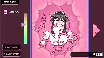 A hot porno with a hot chick that looks simply amazing while taking tentacles