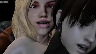 Resident Evil hentai with hot girls that want the biggest dicks in their holes