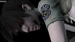 Resident Evil hentai with hot girls that want the biggest dicks in their holes