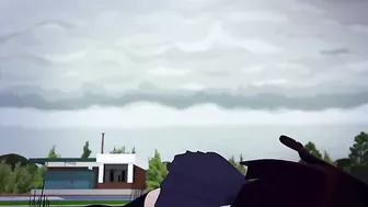 Filthy fucking with a demon girl is all he really cares about in this one