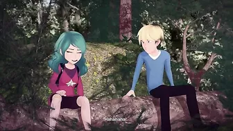 Filthy fucking with a demon girl is all he really cares about in this one