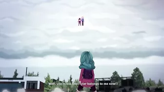 Filthy fucking with a demon girl is all he really cares about in this one