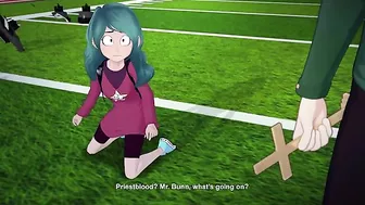 Filthy fucking with a demon girl is all he really cares about in this one