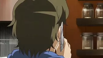 Cafe Junkie - Hentai public sex with a really slutty redhead that needs dick