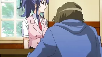 Cafe Junkie - Hentai public sex with a really slutty redhead that needs dick