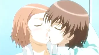 It's a relief to see her get really happy with her orgasm in hot hentai here