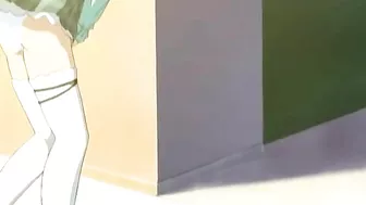 It's a relief to see her get really happy with her orgasm in hot hentai here