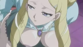 It's a relief to see her get really happy with her orgasm in hot hentai here