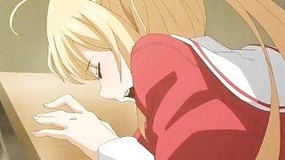 Elf Student and Teacher - Hentai schoolgirl with big boobs fucking like hoe
