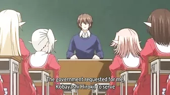 Elf Student and Teacher - Hentai schoolgirl with big boobs fucking like hoe