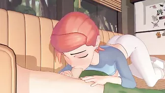 Ben 10 hentai with Gwen that is happiyl taking her new man's hard fucking cock