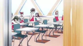 World's Ends Harem 3 - Teacher with big boobs surrenders to a kinky nerd