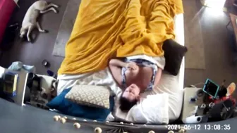 Great masturbation of my mommy caught on hidden cam and gets orgazm