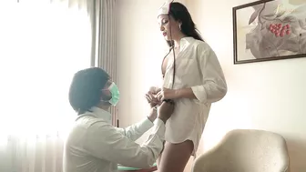 Sexy Indian Nurse Is Seduced by Her Patient While She Checks His Body