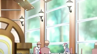 Senpai sex session with a busty brunette that keeps her pussy wet at all times