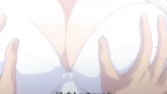 Senpai sex session with a busty brunette that keeps her pussy wet at all times