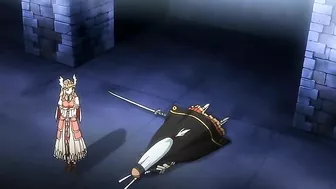 The attractive valkyrie's choice of clothing really drives our interest The attractive valkyrie's choice of clothing really drives our interest