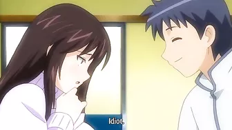 A bit shy in front of the stepbrother, yet a great lover that NEEEDS cum