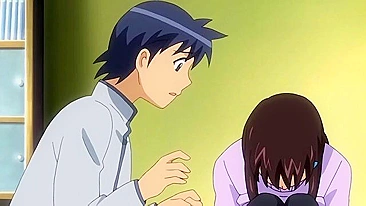 A bit shy in front of the stepbrother, yet a great lover that NEEEDS cum