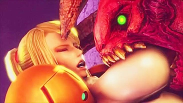 Her breasts are one of the most striking assets in a porn video Samus Aran XXX