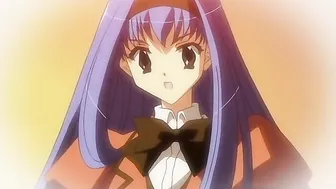 Hentai pleasure session showing a brunette that has a real tight opening