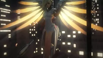 Overwatch Mercy is into merciless fucking with the biggest dicks possible