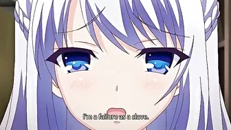 Hentai hardcore pleasure with a big boobed hottie with purple hair and wet twat