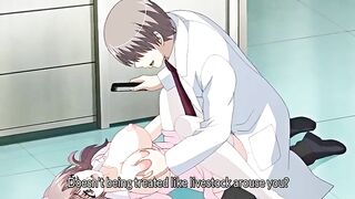 White Blue - Hentai fucking with a nurse that has a very welcoming mouth