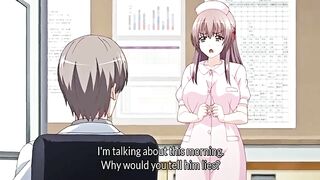 White Blue - Hentai fucking with a nurse that has a very welcoming mouth