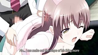 White Blue - Hentai fucking with a nurse that has a very welcoming mouth