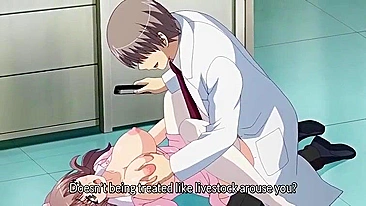 White Blue - Hentai fucking with a nurse that has a very welcoming mouth