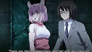 Bunny-Eared Adventure Story - Hentai hottie gets freaky with big dicks