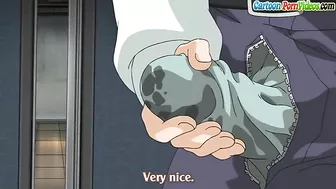 HENTAI MASTERPIECE showing a cute young couple fucking in a karaoke bar