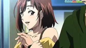 HENTAI MASTERPIECE showing a cute young couple fucking in a karaoke bar