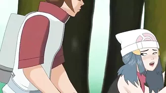 Pokemon hentai porn video showing a sexy girl that gets off with hard sex