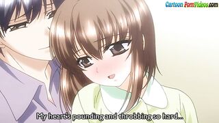 Shin Ringetsu - Hentai pleasure with a brunette that needs hard cock for real