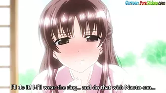 Shin Ringetsu - Hentai pleasure with a brunette that needs hard cock for real