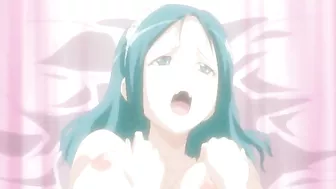 Redheaded hentai girl feeds her hard dick to an adorable girlfriend here