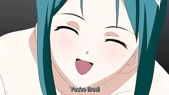 Redheaded hentai girl feeds her hard dick to an adorable girlfriend here