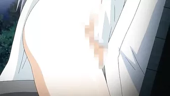 Hentai pleasure session with a brunette that gets power fucked in missionary