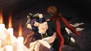 Ninja hentai love scene with a really horny girl that needs big dicks and sex