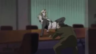 Big boobs horny blonde featured in a hentai movie with a real great plot