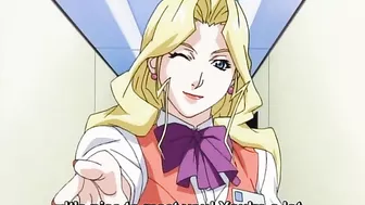 Big boobs horny blonde featured in a hentai movie with a real great plot