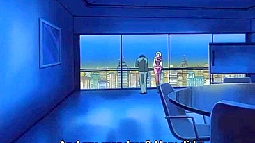 Big boobs horny blonde featured in a hentai movie with a real great plot