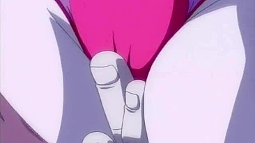 Big boobs horny blonde featured in a hentai movie with a real great plot