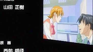 Big boobs horny blonde featured in a hentai movie with a real great plot