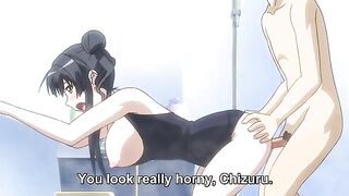 She seems to have an intense sex drive that is uncontrollable - SWIMMER HENTAI