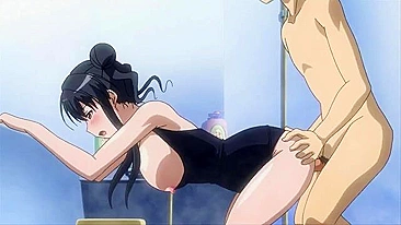 She seems to have an intense sex drive that is uncontrollable - SWIMMER HENTAI