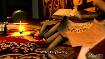 Triss and Ciri hentai action showing futanari pleasure with real orgasms