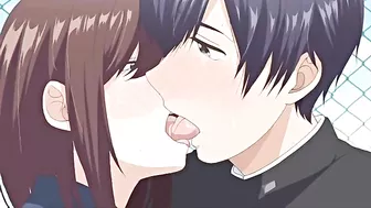 Kiss Hug 2 - Big boobs schoolgirl gets pulled by the nips in hardcore hentai